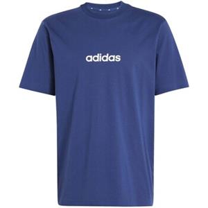 Adidas  Linear Single Jersey Tee - T-shirt, blauw