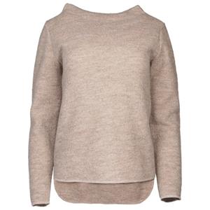 Reiff  Women's Krepp-Pulli Frieda - Wollen trui, beige/bruin