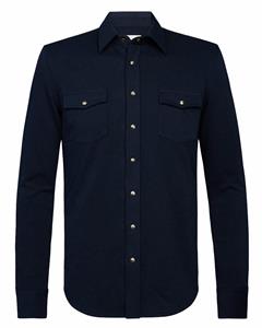 Profuomo overshirt western ppwf10005d m blue
