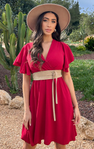 The Musthaves Florence Jurk Bordeaux 2.0
