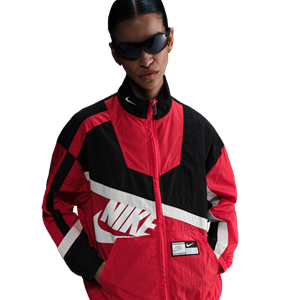 Nike Sportswear oversized geweven damesjack - Rood