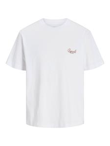 Jack & Jones jorislington type graphic back tee 12273004 bright white