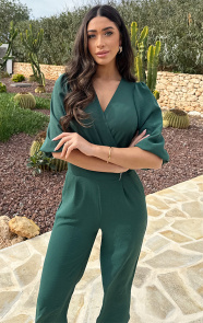 The Musthaves Timeless V-Hals Jumpsuit Smaragd