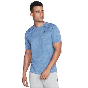 Skechers On the Road Tee, blauw heren T-shirt M blauw