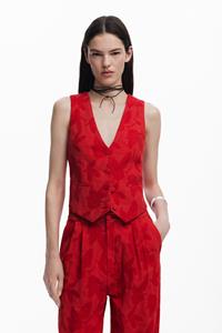 Desigual Contrasterend vest - RED