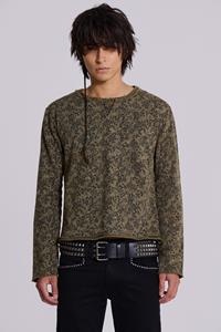 Jaded Man Safari Long Sleeve Top