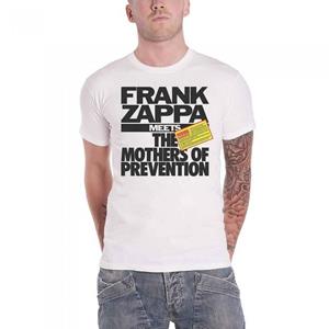 Pertemba FR - Apparel Frank Zappa Unisex volwassene de moeders van preventie katoenen T-shirt S wit