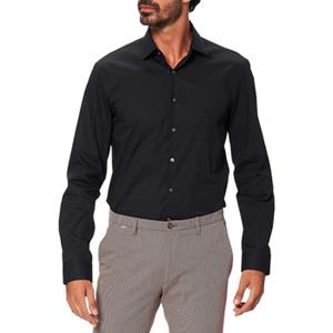 Calvin Klein Jeans Overhemd Lange Mouw  K10K108229 - POPLIN STRETCH SLIM