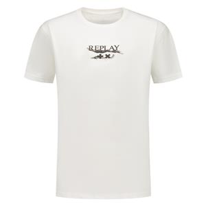 Replay T-shirt Korte Mouw  Logo grafische T-shirt