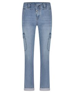 Red Button Broek srb4413 cargo jog midstone