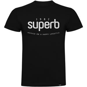 Superb 1982 T-shirt Korte Mouw  3000-BLACK