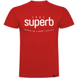 Superb 1982 T-shirt Korte Mouw  3000-RED