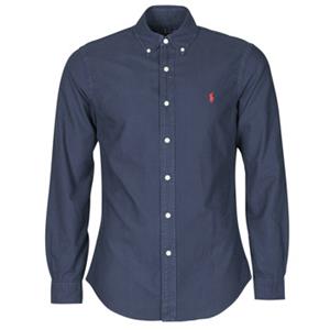 Polo Ralph Lauren Overhemd Lange Mouw  CHEMISE CINTREE SLIM FIT EN OXFORD LEGER TYPE CHINO COL BOUTONNE