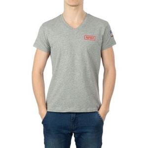 NASA T-shirt  BASIC FLAG V NECK