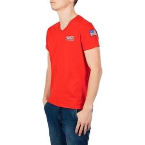 NASA T-shirt  BASIC FLAG V NECK