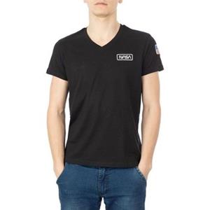 NASA T-shirt  BASIC FLAG V NECK