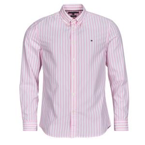 Tommy Hilfiger Casual hemd lange mouw flex poplin bold stripe rf mw0mw39159/0d1