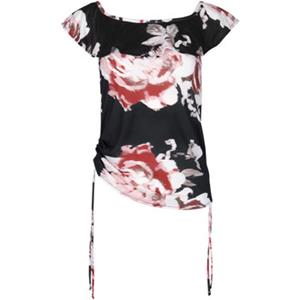 Lisca Blouse  Shirred top met afhangende schouders Hawaii