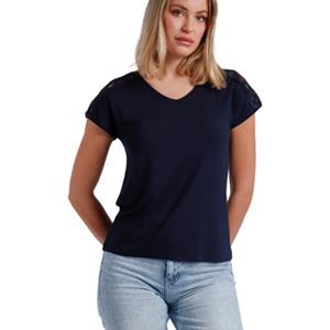 Admas Blouse  T-shirt met slipe mouwen Puntilla Hombro