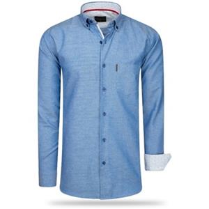 Cappuccino Italia Overhemd  Regular Fit Overhemd Royal
