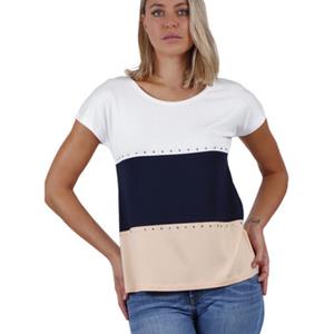 Admas Blouse  T-shirt met slipe mouwen Tricolor