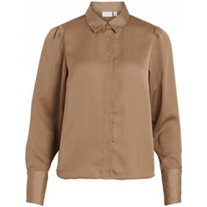 Vila Blouse  Shirt Renny L/S - Walnut