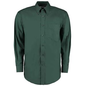 Kustom Kit Heren premium oxford classic overhemd met lange mouwen