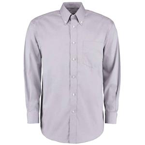 Kustom Kit Heren premium oxford classic overhemd met lange mouwen