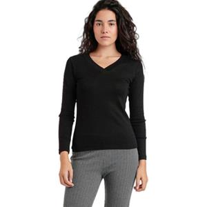 Admas Blouse  Pico Top met lange mouwen en V-hals