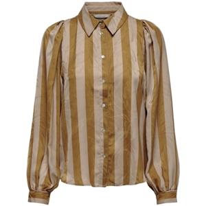 La strada Blouse  Shirt Atina L/S - Golden