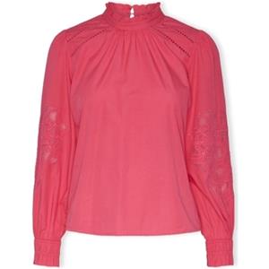 Y.A.S Blouse  YAS Chelle Top L/S - Raspberry Sorbet