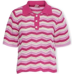 Y.A.S Blouse  YAS Furo Knit S/S - Birch/Pastel Lavender