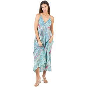 Isla Bonita By Sigris Lange Jurk  Lange Midi -Jurk