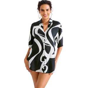 Lisca Overhemd  HONOLULU Zomershirt met slipe mouwen