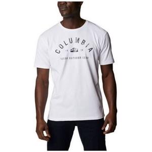 Columbia T-shirt  M GRAPHIC SS TEE BLANC