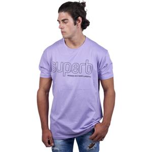Superb 1982 T-shirt Korte Mouw  SPRBCA2001-PURPLE
