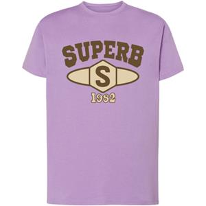 Superb 1982 T-shirt Korte Mouw  SPRBCA-2201-LILAC