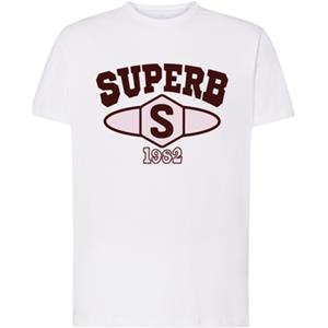 Superb 1982 T-shirt Korte Mouw  SPRBCA-2201-WHITE