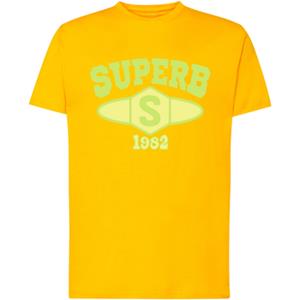 Superb 1982 T-shirt Korte Mouw  SPRBCA-2201-YELLOW