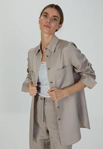 MARC AUREL Hemd aus Leinen-Mix Twill