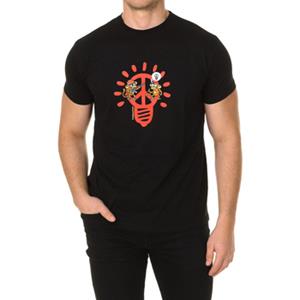 Kukuxumusu T-shirt Korte Mouw  PEACE-BULB-BLACK