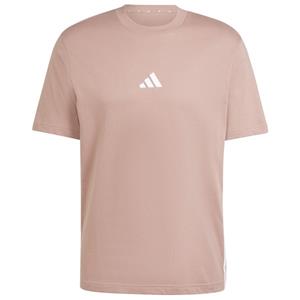 Adidas  3 Stripes Single Jersey Tee - T-shirt, roze