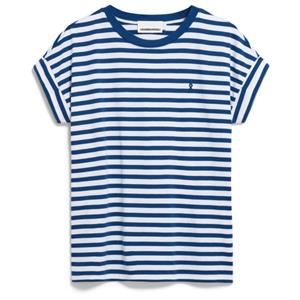 ARMEDANGELS  Women's Idaara Stripes - T-shirt, blauw