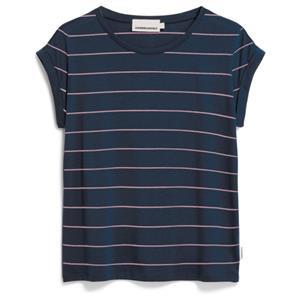 ARMEDANGELS  Women's Jilaana Fine Stripes - T-shirt, blauw