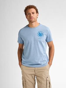Petrol Industries Heren shirt- m-1050-tsr631 5187 pale blue