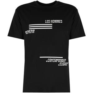 Les Hommes T-shirt Korte Mouw  LJT208-700P | Contemporary Elegance