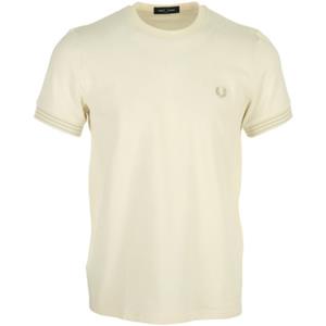 Fred Perry T-shirt Korte Mouw  Stripped Cuff