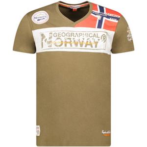 Geographical norway T-shirt Korte Mouw  SX1130HGN-Kaki