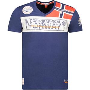 Geographical norway T-shirt Korte Mouw  SX1130HGN-Navy