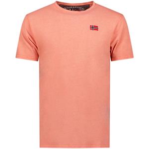 Geographical norway T-shirt Korte Mouw  SY1363HGN-Coral